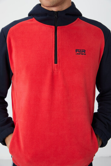Ruby Fiesta Standart Kalıp Polar Erkek Sweatshirt - 88300 - Air Jones (1)