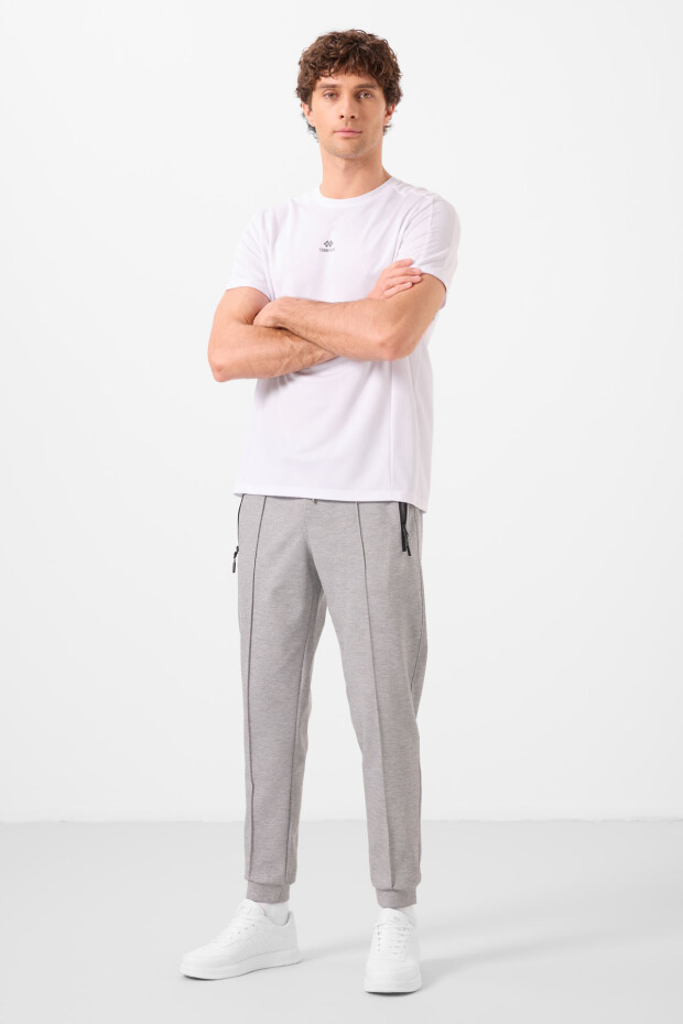 Gri Melanj Jogger Erkek Eşofman Altı - 82113