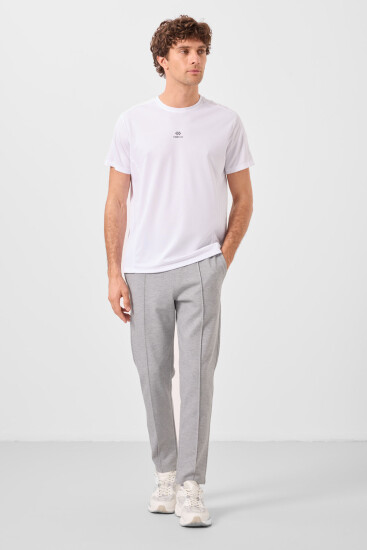 Gri Melanj Jogger Erkek Eşofman Altı - 82114 - Air Jones