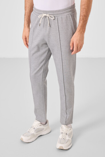 Gri Melanj Jogger Erkek Eşofman Altı - 82114 - Air Jones (1)