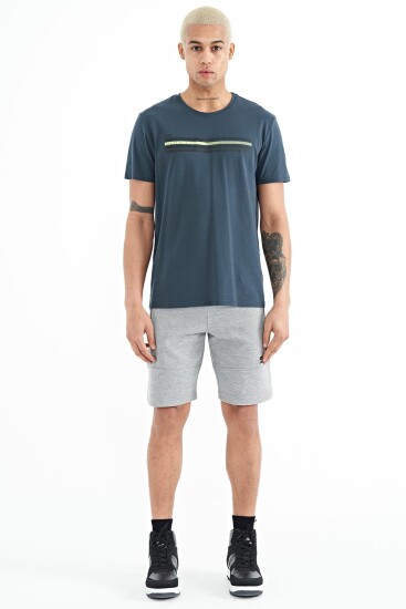 Alec Gri Melanj Standart Kalıp Erkek Şort - 81243 - Air Jones (1)