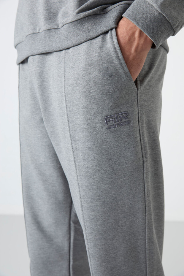 Keith Gri Melanj Basic Erkek Eşofman Takım - 85231 - 3