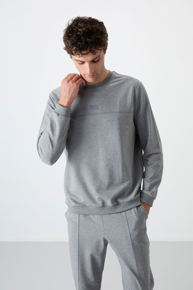 Keith Gri Melanj Basic Erkek Eşofman Takım - 85231 - 2