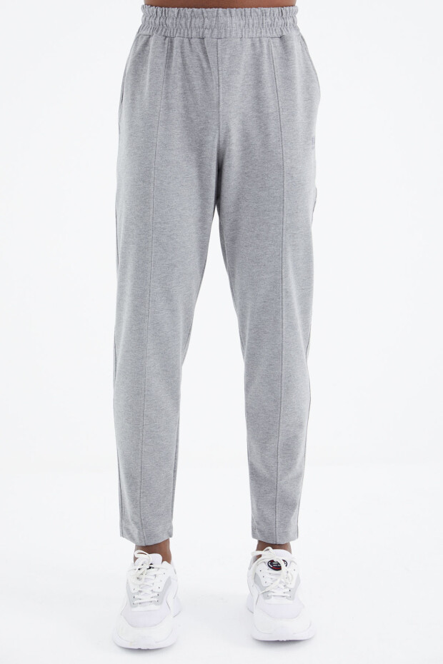 Kelvin Gri Melanj Kelvin Basic Erkek Eşofman Takım - 85230 - 3