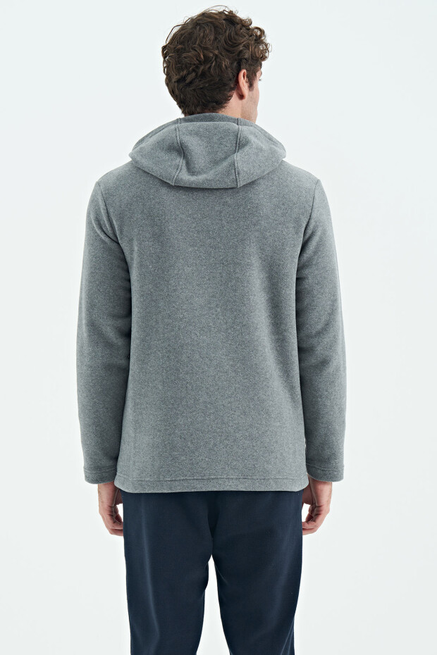 Hern Gri Melanj Erkek Polar Sweatshirt - 88301 - 8