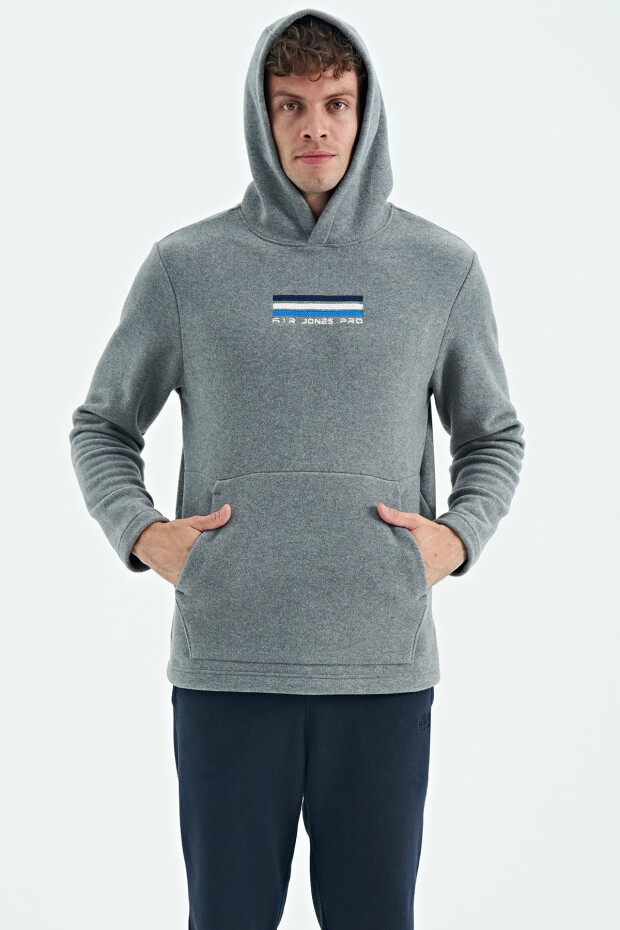 Hern Gri Melanj Erkek Polar Sweatshirt - 88301 - 4