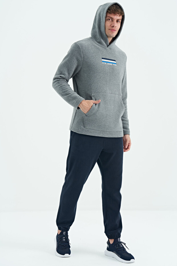Hern Gri Melanj Erkek Polar Sweatshirt - 88301 - 6