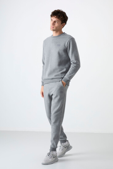 Andy Gri Melanj Şardonlu Erkek Eşofman Takım - 85190 - Air Jones