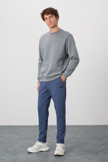 Omar Gri Melanj Şardonlu Erkek Sweatshirt - 88137 - Air Jones (1)