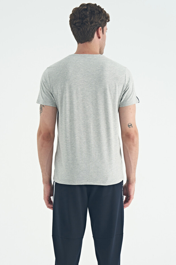 Calvin Gri Melanj Basic Erkek T-Shirt - 88245 - 6