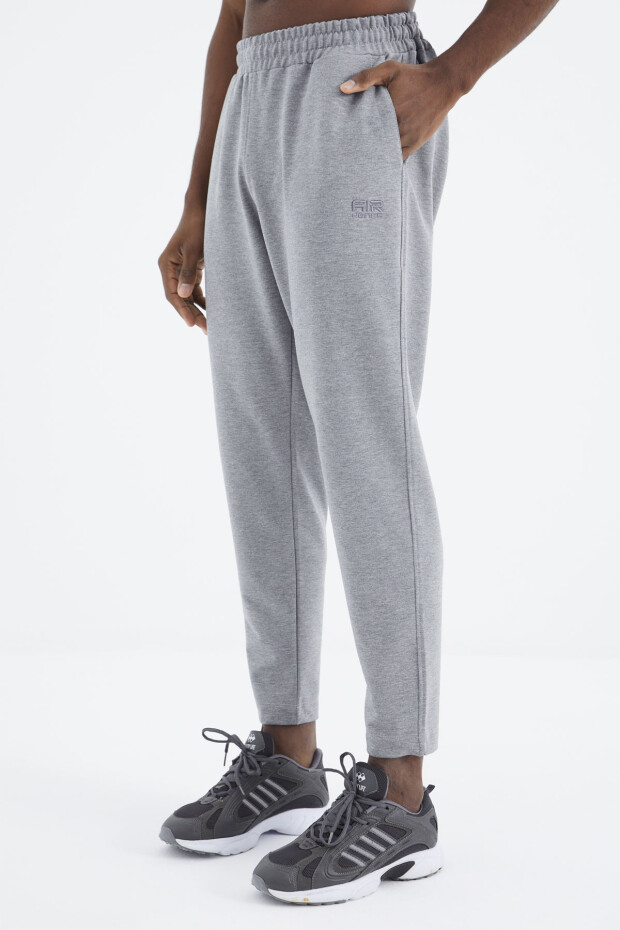 Rex Gri Melanj Basic Erkek Eşofman Takım - 85232 - 4