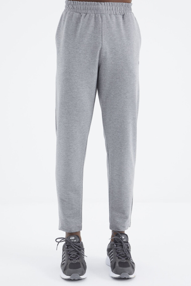 Rex Gri Melanj Basic Erkek Eşofman Takım - 85232 - 7