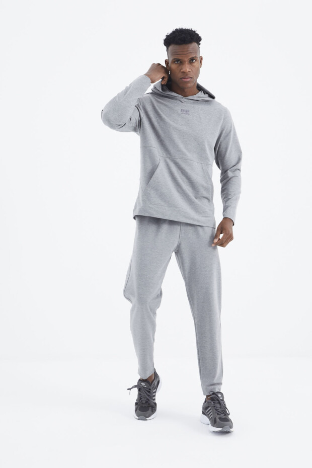 Rex Gri Melanj Basic Erkek Eşofman Takım - 85232 - 1