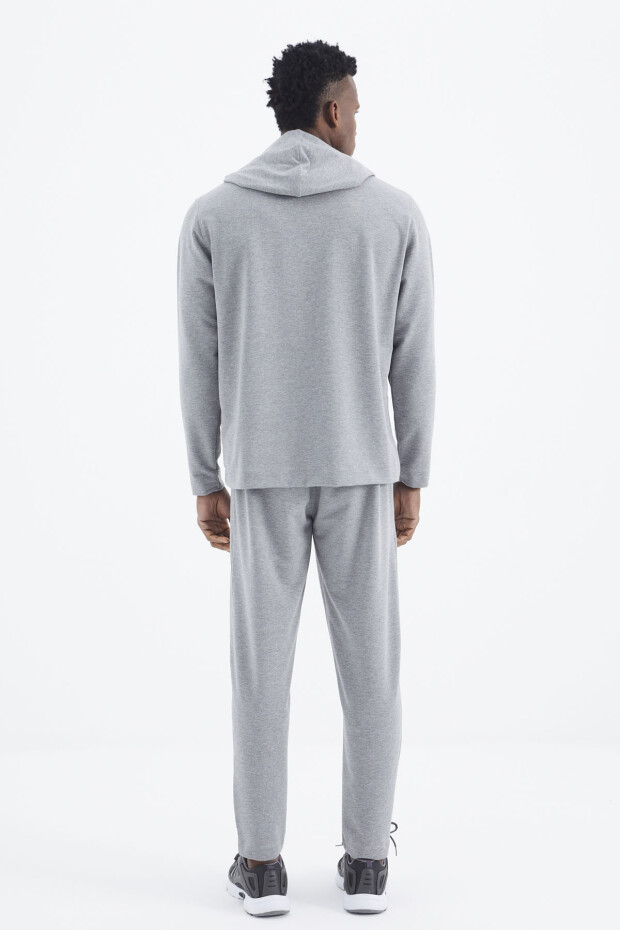 Rex Gri Melanj Basic Erkek Eşofman Takım - 85232 - 11