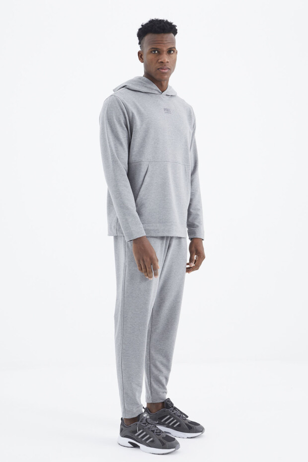 Rex Gri Melanj Basic Erkek Eşofman Takım - 85232 - 2