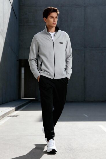 Hugo Gri Melanj - Siyah Jogger Erkek Eşofman Takım - 85198 - Air Jones