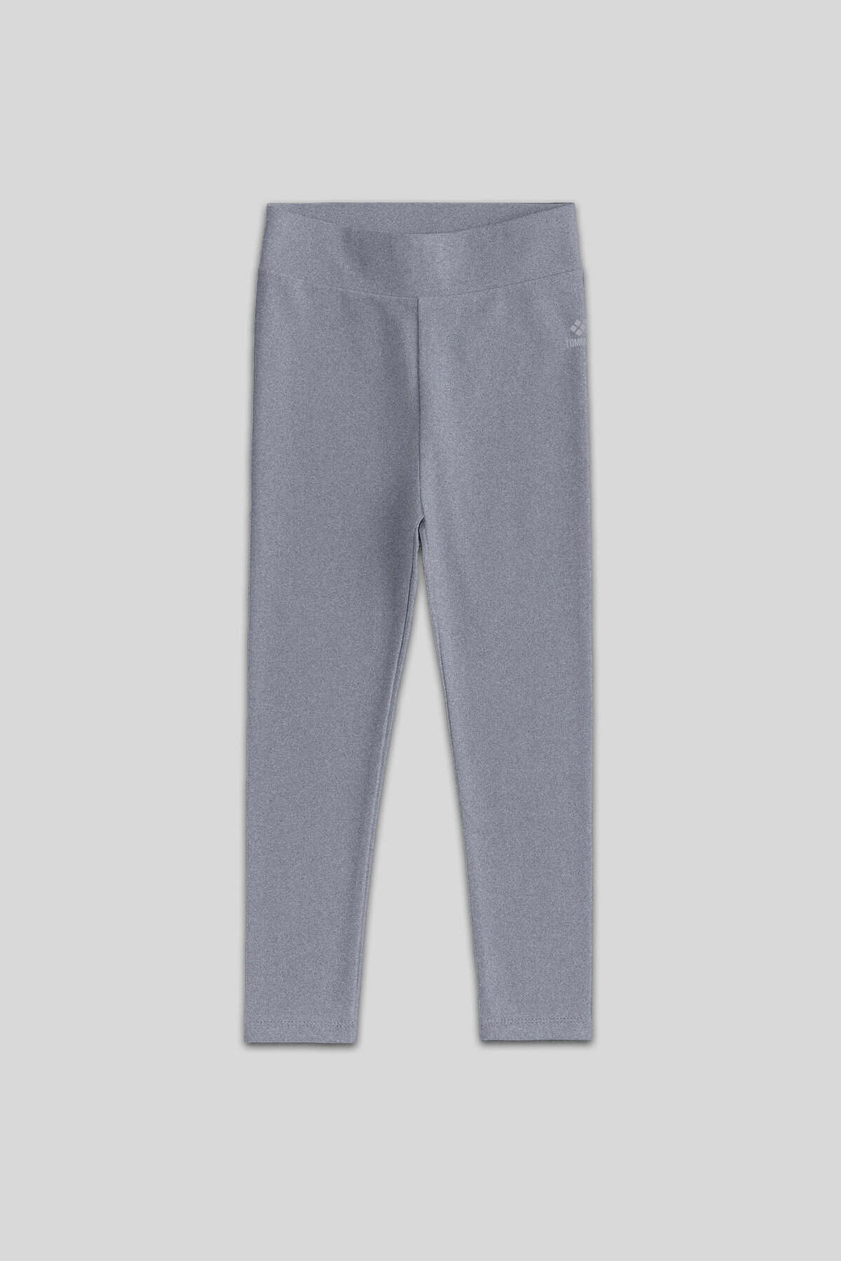 Gri Melanj Yüksek Bel Dar Paça Kız Çocuk Tayt - 75047 - TOMMYLIFE