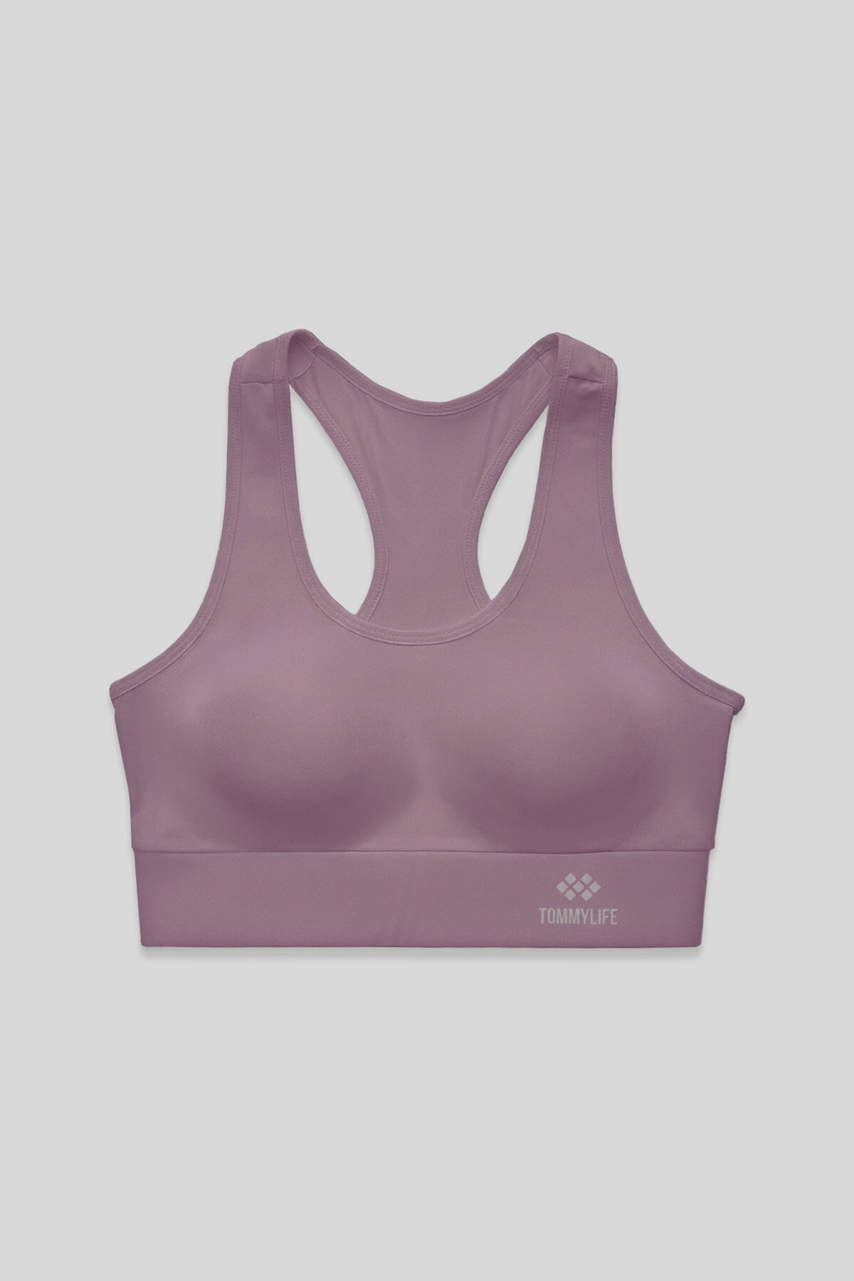 Gül Kurusu Sırt Detaylı Dar Kalıp U Yaka Kadın Spor Büstiyer - 97120 - TOMMYLIFE