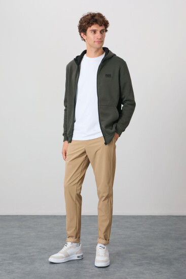 Hector Haki Şardonlu Erkek Sweatshirt - 88139 - Air Jones (1)