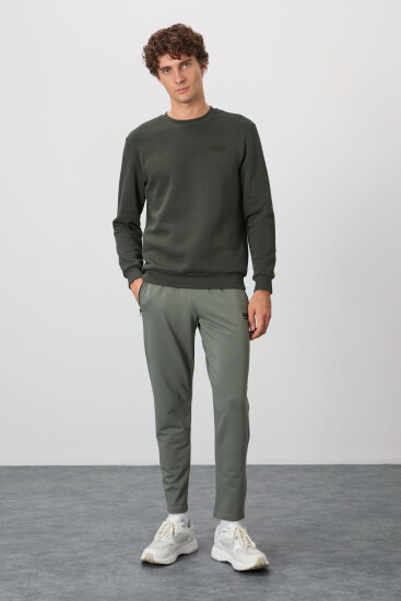 Omar Haki Şardonlu Erkek Sweatshirt - 88137 - Air Jones (1)