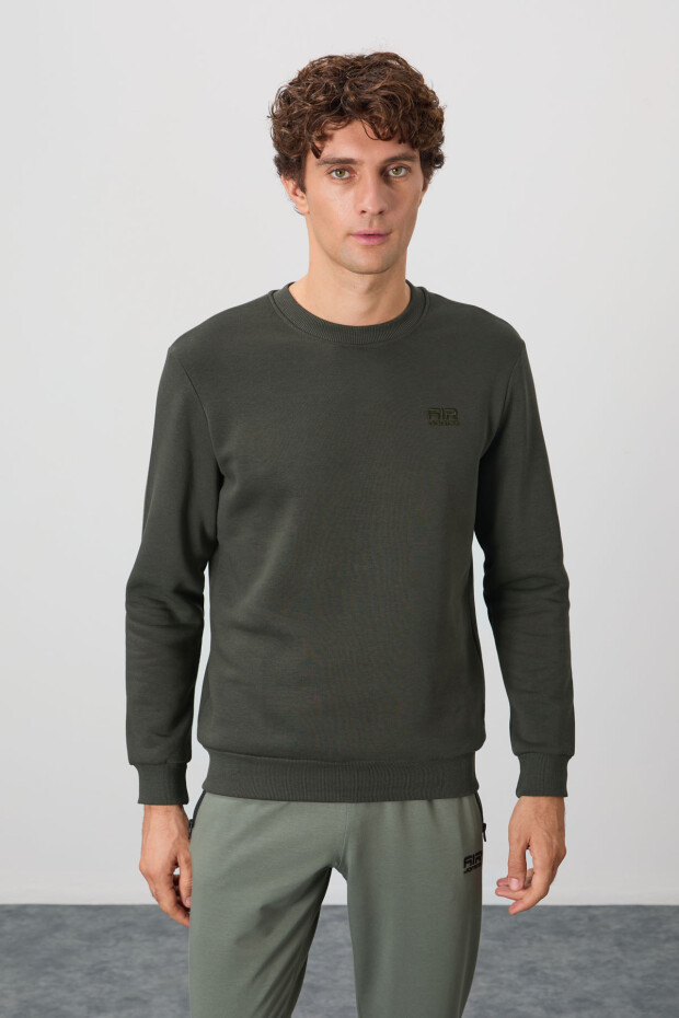 Omar Haki Şardonlu Erkek Sweatshirt - 88137