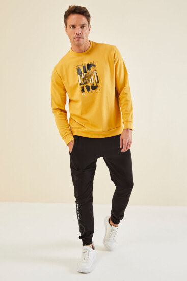 Lindon Hardal O Yaka Erkek Sweatshirt - 88130 - Thumbnail