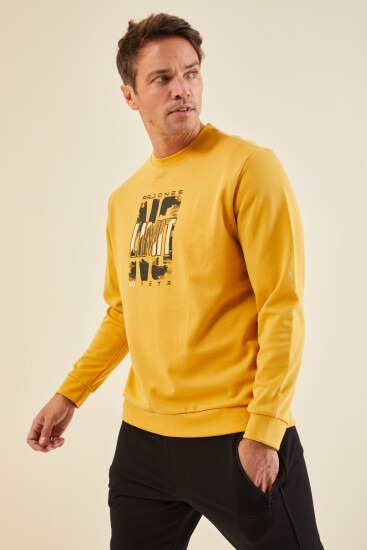 Lindon Hardal O Yaka Erkek Sweatshirt - 88130 - Thumbnail