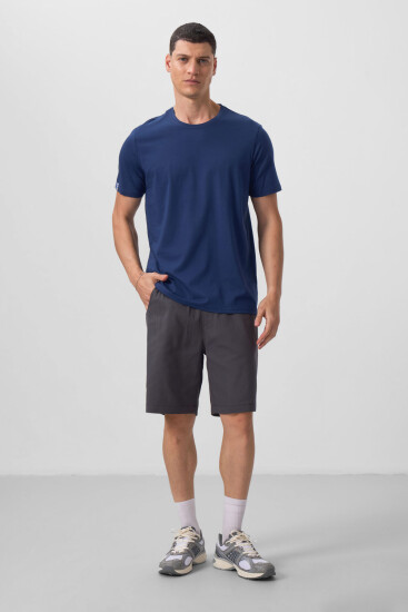 İndigo Erkek Basic Kısa Kol Standart Kalıp O Yaka T-shirt - 87911 