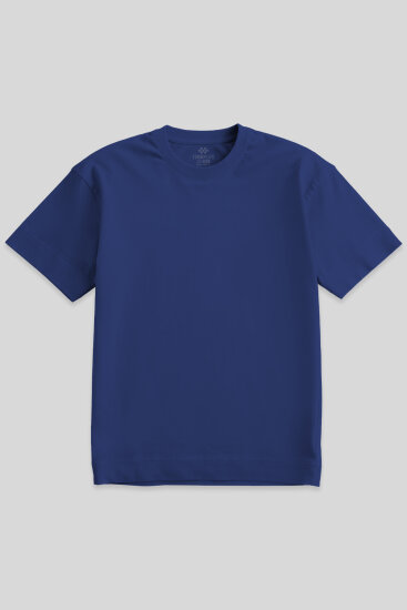 İndigo Basic Kısa Kol O Yaka Büyük Beden Erkek T-Shirt - 88072 