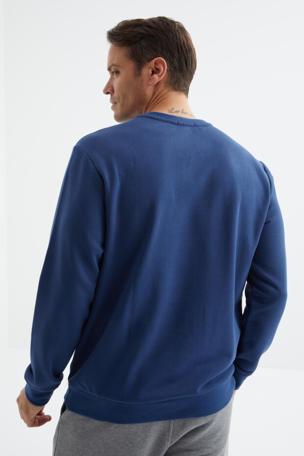 İndigo Basic O Yaka Rahat Form Erkek Sweatshirt - 88053