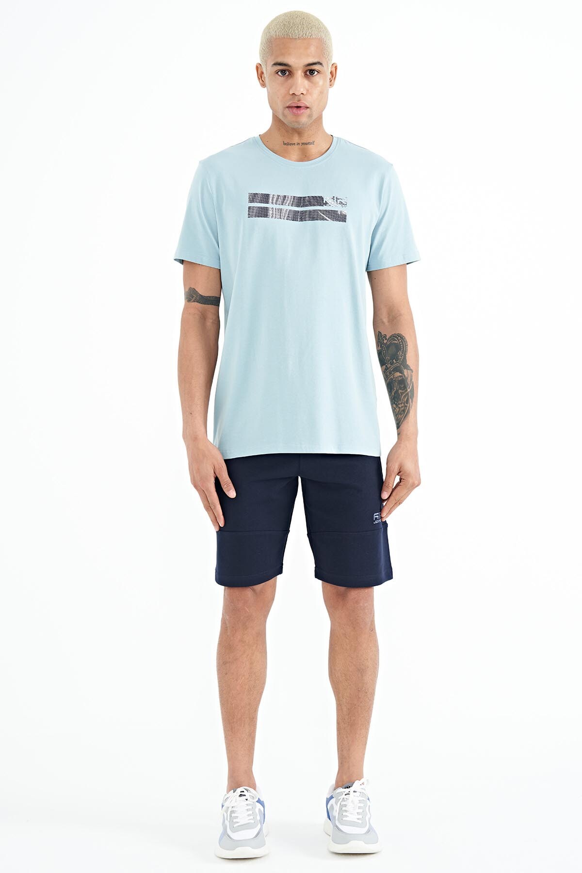 Alec İndigo Standart Kalıp Erkek Şort - 81243 - Air Jones