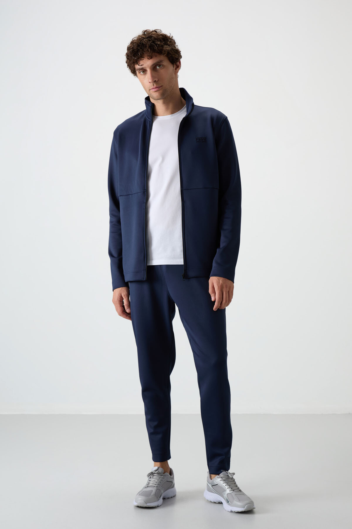 Bran İndigo Scuba Kumaş Erkek Eşofman Takım - 85199 - Air Jones (1)