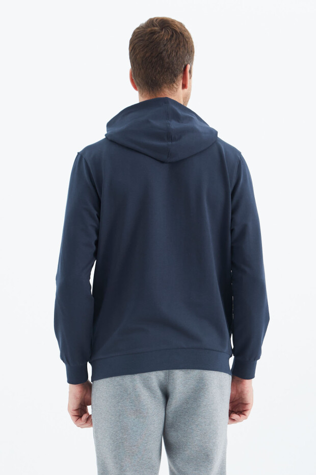 Grant İndigo Rahat Form Erkek Sweatshirt - 88305