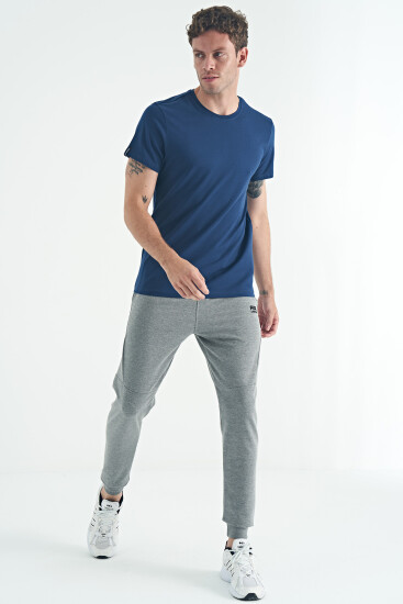 Calvin İndigo Basic Erkek T-Shirt - 88245 - Air Jones (1)