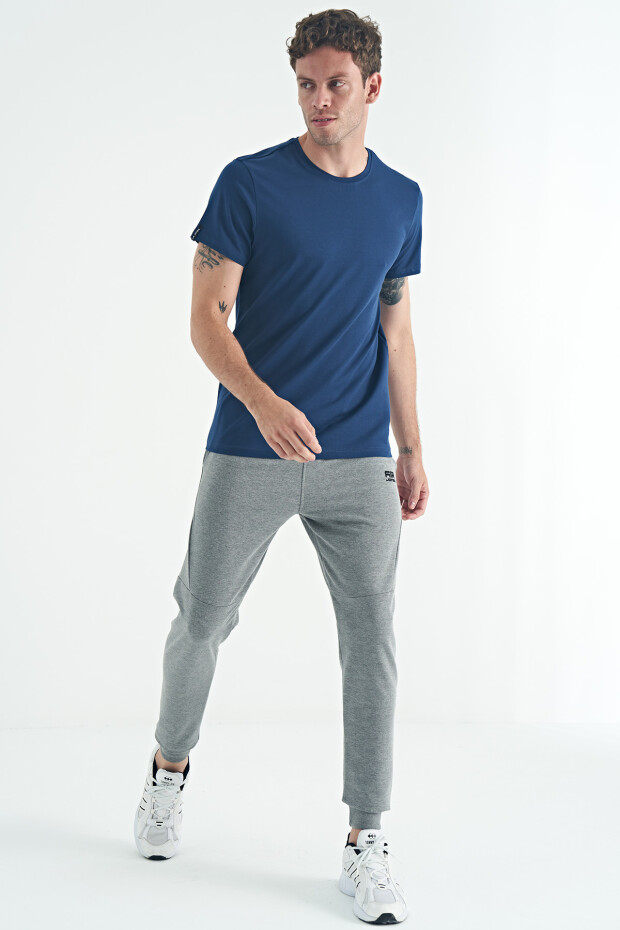 Calvin İndigo Basic Erkek T-Shirt - 88245 - 2