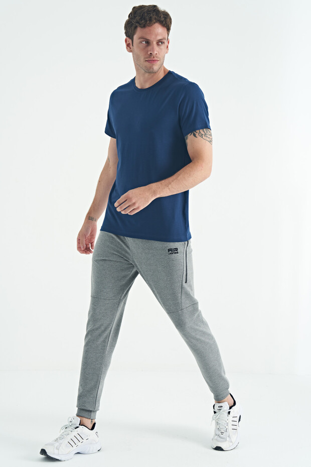 Calvin İndigo Basic Erkek T-Shirt - 88245 - 3