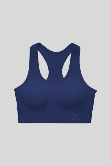 İndigo Sırt Detaylı Dar Kalıp U Yaka Kadın Spor Büstiyer - 97120 