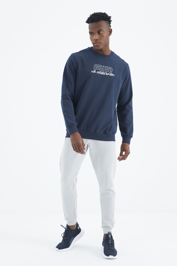 Willy İndigo Standart Kalıp Erkek Sweatshirt - 88307