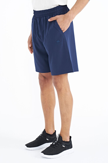 İndigo Yan Cep Detaylı Lastikli Erkek Şort - 81238 - TOMMYLIFE (1)
