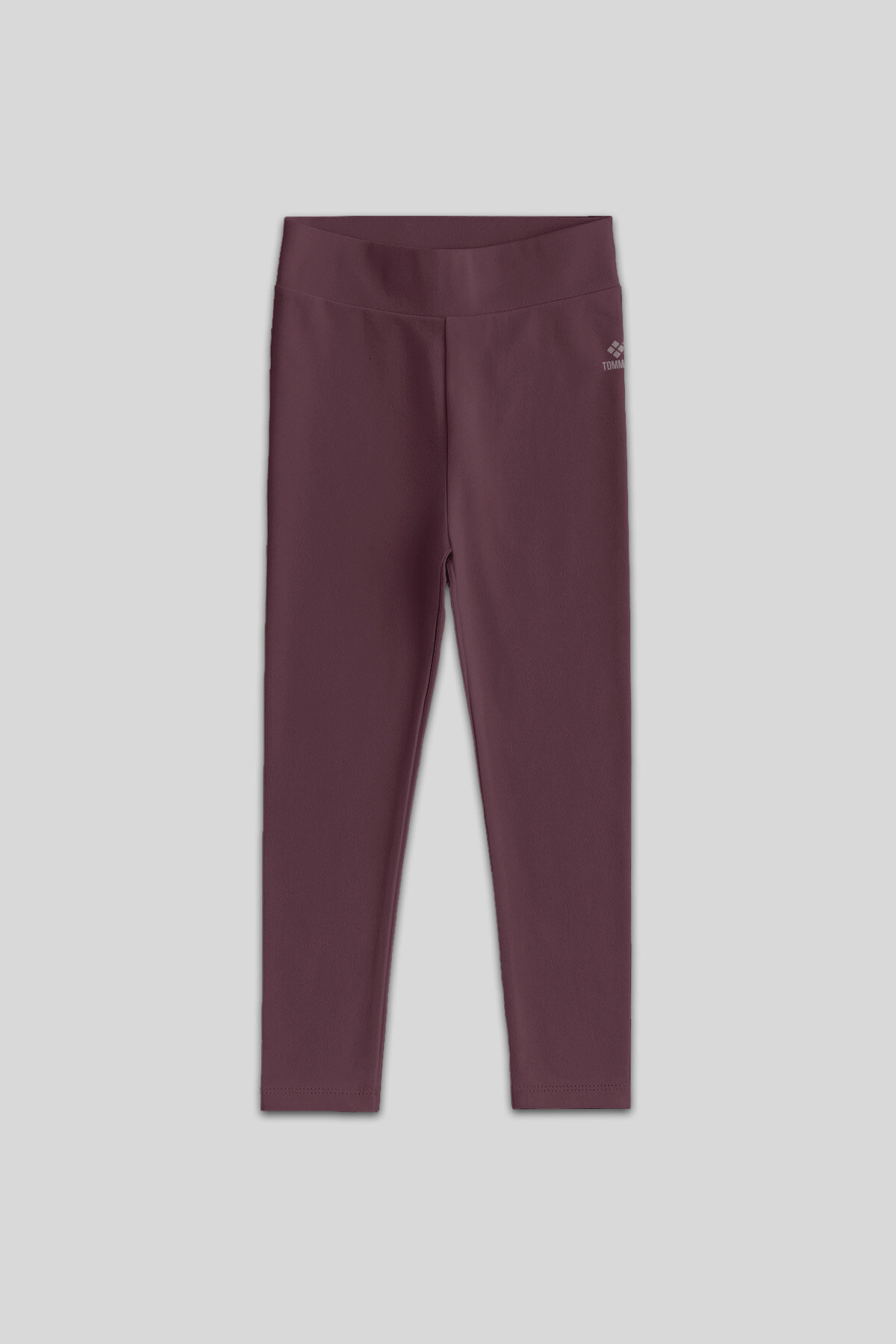 Kahverengi Yüksek Bel Dar Paça Kız Çocuk Tayt - 75047 - TOMMYLIFE