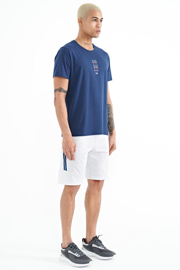 Amos Kar Melanj Baskılı Erkek Şort - 81246 - 5