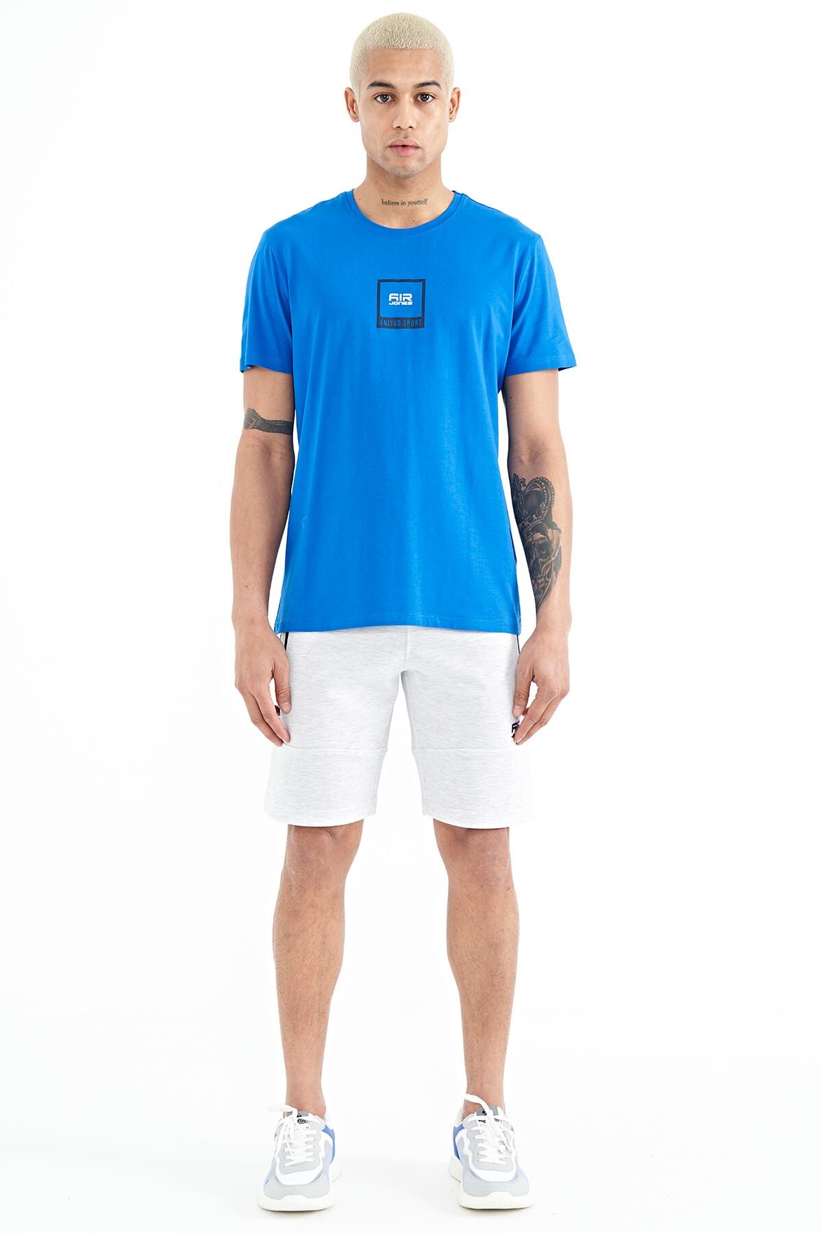 Alec Kar Melanj Standart Kalıp Erkek Şort - 81243 - Air Jones