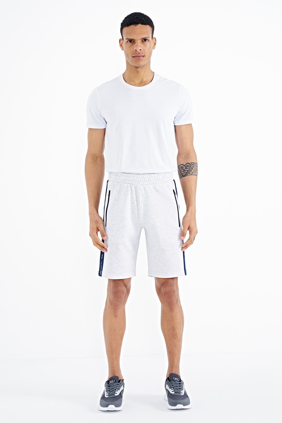 Alfred Kar Melanj Standart Kalıp Erkek Şort - 81244 - Air Jones