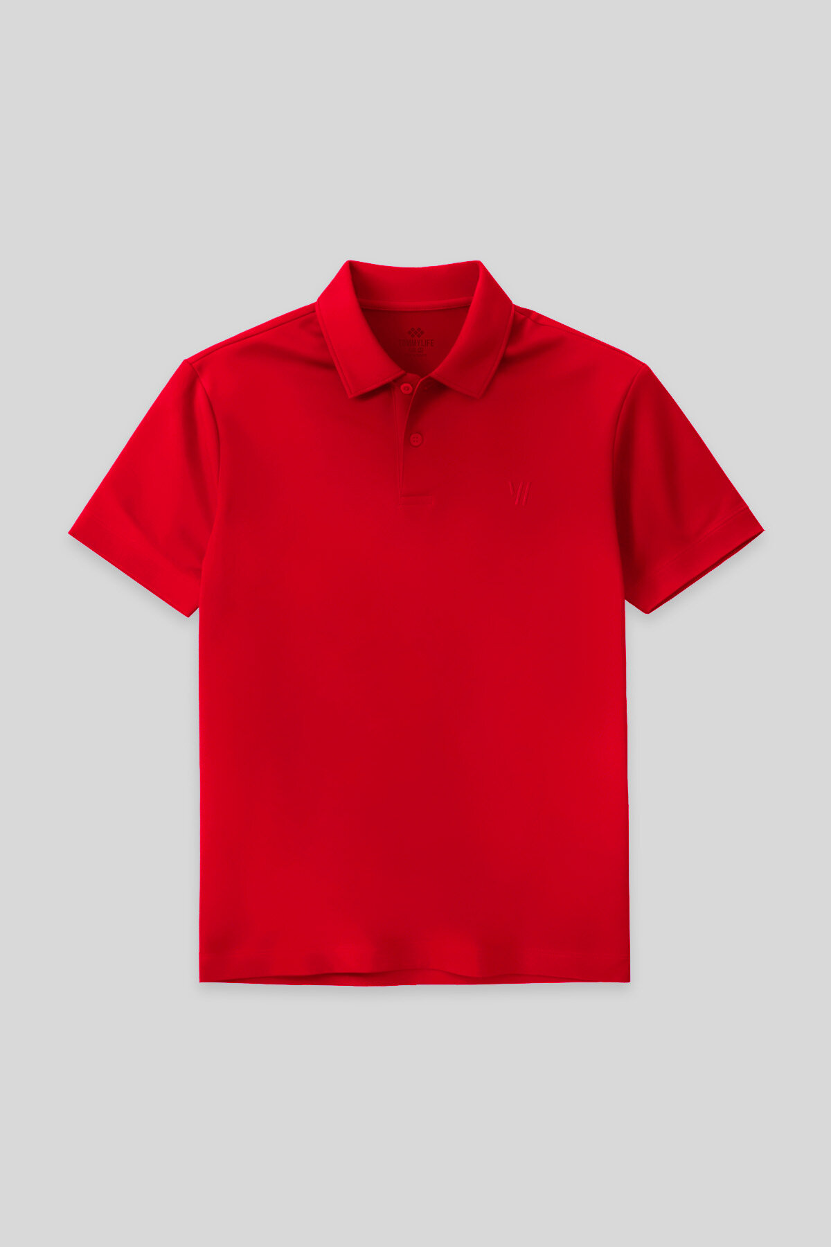 Kırmızı Standart Kalıp Basic Polo Yaka Erkek T-Shirt - 87768 - TOMMYLIFE