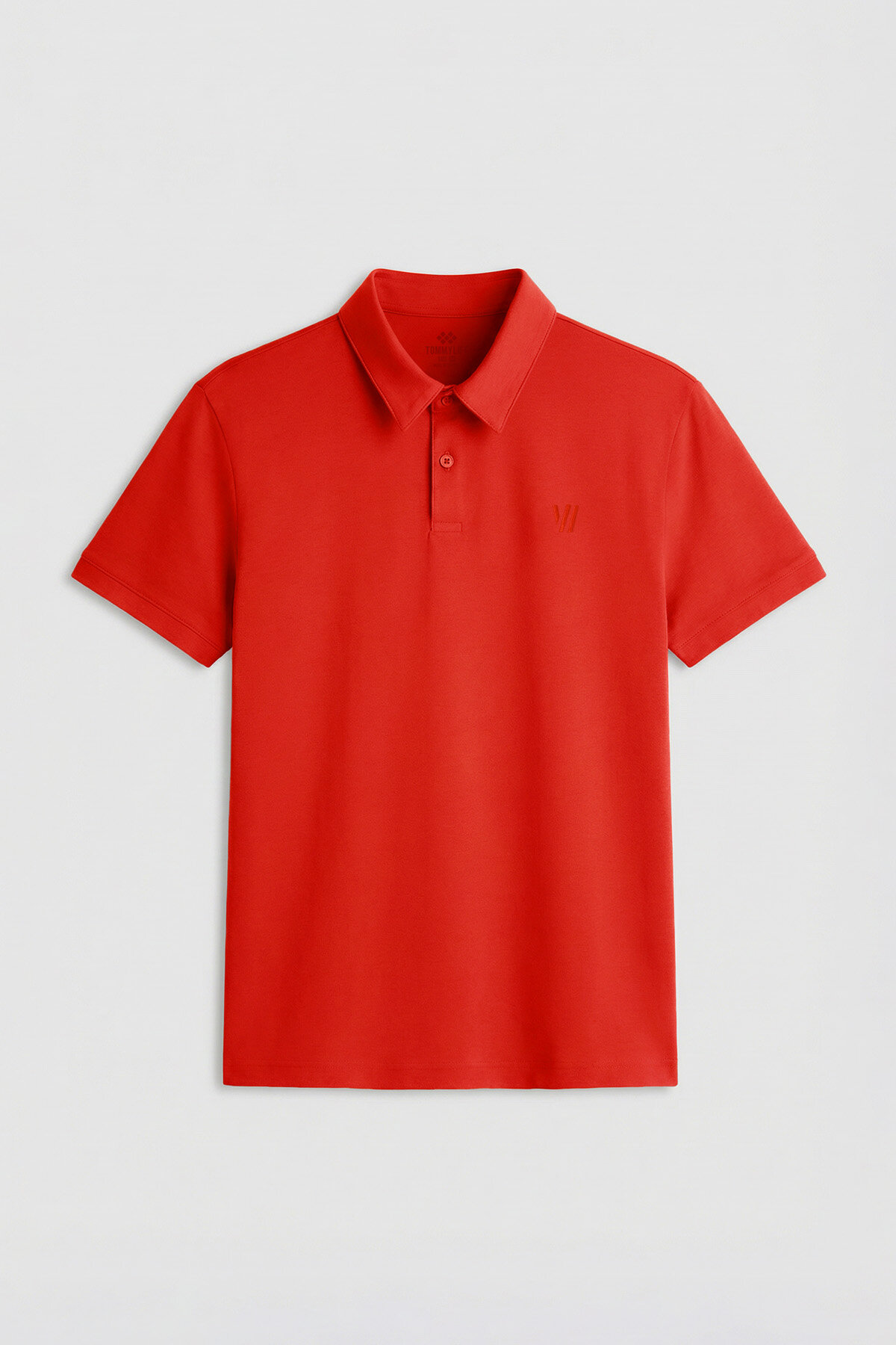 Kırmızı Standart Kalıp Basic Polo Yaka Erkek T-Shirt - 87768 - TOMMYLIFE