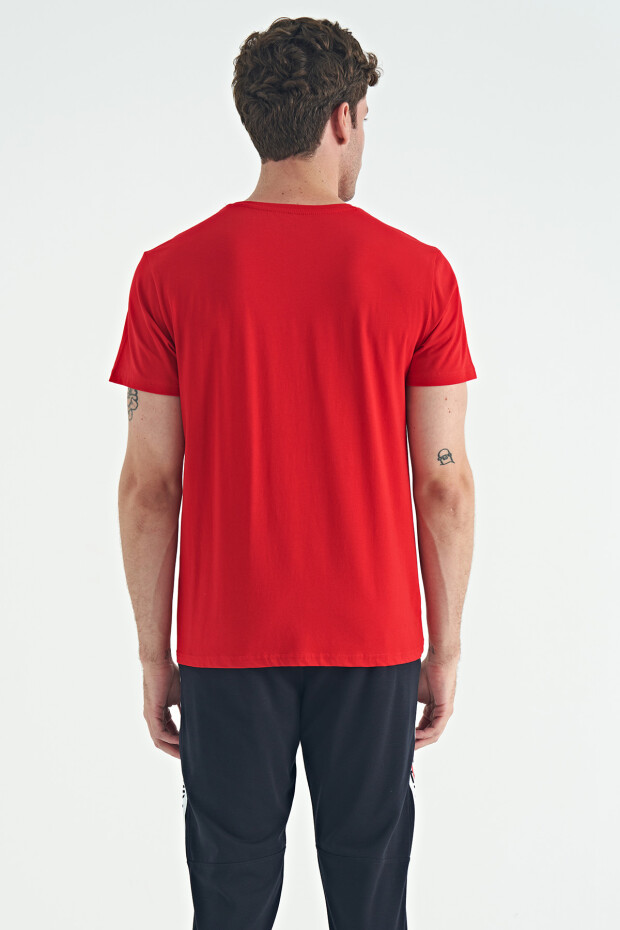 Elvis Kırmızı Standart Kalıp Erkek T-Shirt - 88218