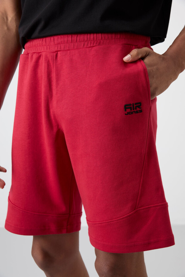 Amos Kırmızı Baskılı Erkek Şort - 81246 - 4