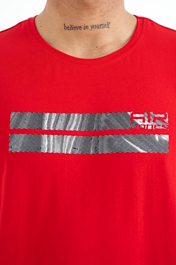 Peter Kırmızı O Yaka Erkek T-Shirt - 88204
