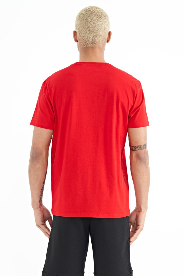 Donald Kırmızı Standart Kalıp Erkek T-Shirt - 88217