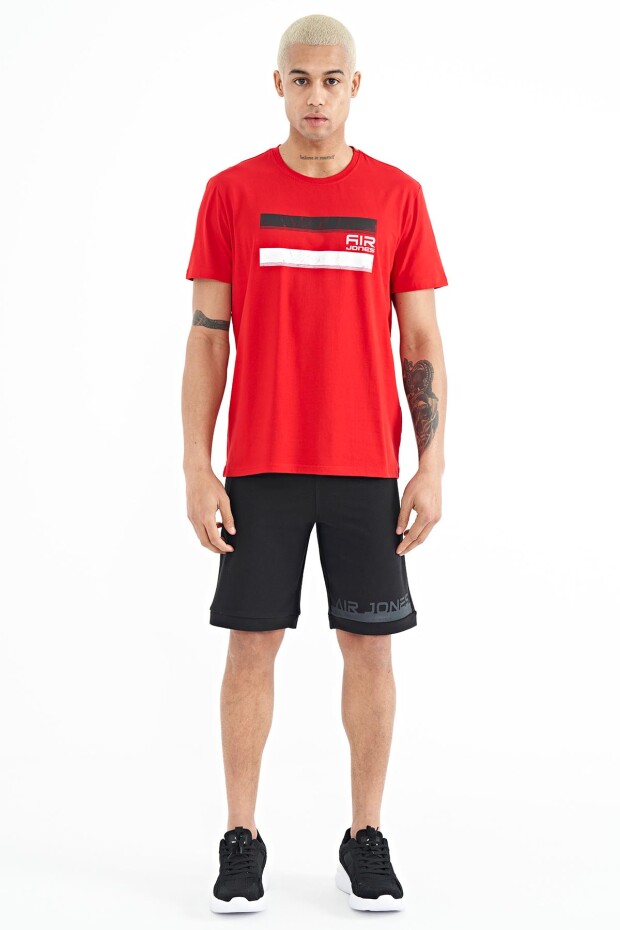 Donald Kırmızı Standart Kalıp Erkek T-Shirt - 88217